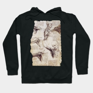 Leonardo Da Vinci Anatomical Drawings Hoodie